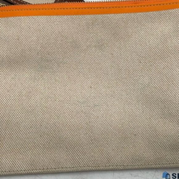 Burberry TB Monogram Canvas and Leather Tote and Pouch - Picture 4 of 5